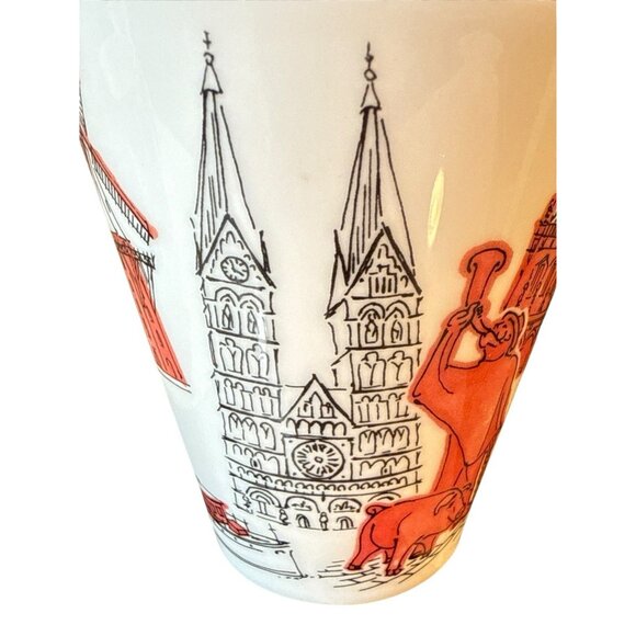 Villeroy & Boch 1748 Right Twist Handle Coffee Mug Cup Landmarks Bremen Germany - Picture 7 of 12